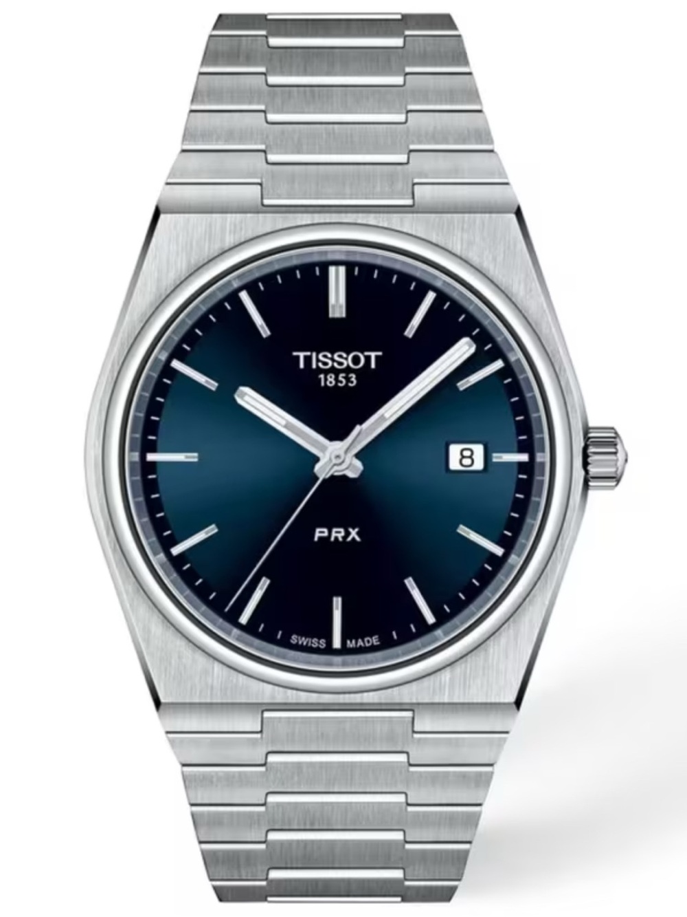 Tissot PRX Stainless Steel Men’s Watch – Blue Dial Quartz